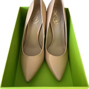 Sam Edelman Beige Pointed Toe Heels